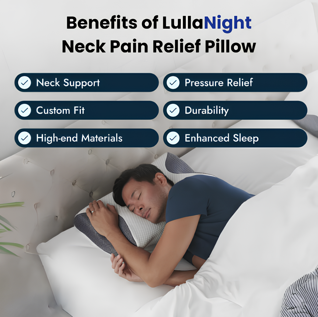 LullaNight Neck Relief Pillow