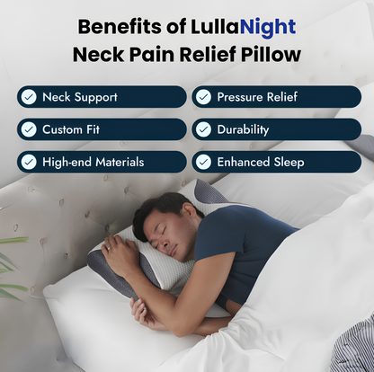 LullaNight Neck Relief Pillow